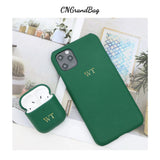 Leather Case Set For Airpods 1 2 pro and for Iphone 14 13 Pro Max