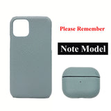 Leather Case Set For Airpods 1 2 pro and for Iphone 14 13 Pro Max