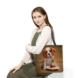 Animal Print Dog Tote Shoulder Bag Casual Travel Beach Handbag