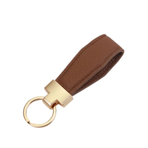 Initial Letters Cow Leather Car Keychain Key ring Alloy Pendant Creative Gift Me