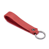 Initial Letters Leather Keychain for Women Men Car Key Hook