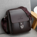 Men's Shoulder Bag Pu Bag Vertical Hanging Bag Casual Bag Messenger Bag