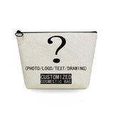 Dog Paw Print Makeup Organizer Travel Toiletry Bag Women's Cosmetic Bag