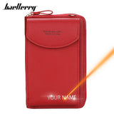 Engraved Mini Women Messenger Bag with Phone Pocket