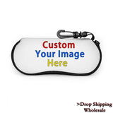 Hard Eyewear Protector Travel Pouch Zipper Box Glasses Case