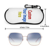 Hard Eyewear Protector Travel Pouch Zipper Box Glasses Case