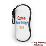 Hard Eyewear Protector Travel Pouch Zipper Box Glasses Case