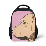 Labrador Printing Schoolbag Backpack for Kids