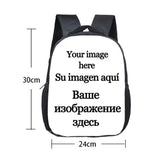12inch African Boys Print School Bags for Kids Art Kindergarten Children