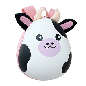 3D Animal Kids Backpack Adjustable Shoulder Strap Double Zipper Bag Gift