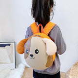 3D Animal Kids Backpack Adjustable Shoulder Strap Double Zipper Bag for Kid
