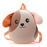 3D Animal Kids Backpack Adjustable Shoulder Strap Double Zipper Bag Gift