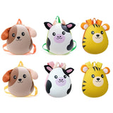 3D Animal Kids Backpack Adjustable Shoulder Strap Double Zipper Bag Gift
