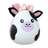 3D Animal Kids Backpack Adjustable Shoulder Strap Double Zipper Bag Gift