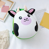 3D Animal Kids Backpack Adjustable Shoulder Strap Double Zipper Bag Gift