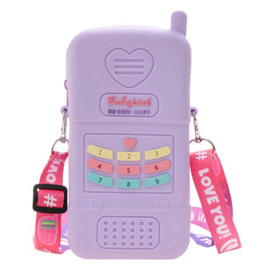 Fun Jelly Phone Style Shoulder Bag for Women