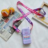 Fun Jelly Phone Style Shoulder Bag for Women