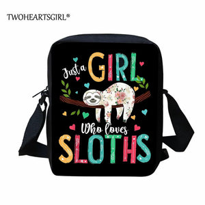 Sloth Cross Body Shoulder Bag for Women
