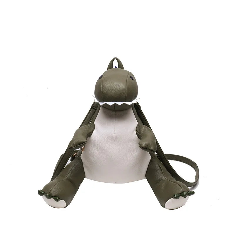 Dinosaur Shape Backpack Purse for Women Mini School Bag Girls Shoulder Bag