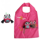 Owl Shape Folding Shopping Bag Eco Friendly Ladies Gift Foldable Reusable Tote B