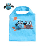 Owl Shape Folding Shopping Bag Eco Friendly Ladies Gift Foldable Reusable Tote B