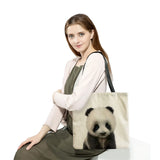 Animal Printed Handbags Travel Shoulder Bag Eco Friendly Tote