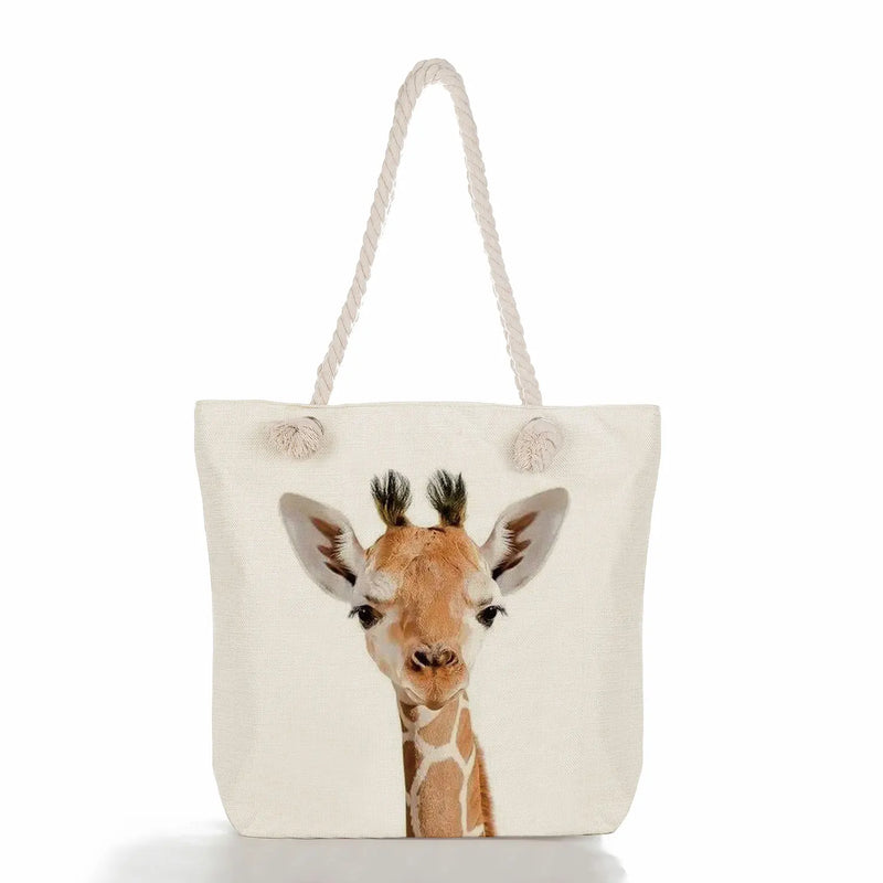 Animal Series Panda Koala Elephant Print Women Handbag