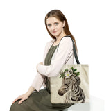Panda Koala Elephant Print Women Handbag Tote Shoulder Bag