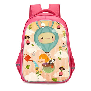 Animal Prints School Backpacks Girls Kids Bookbags Waterproof Nylon