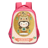 Animal Prints School Backpacks Girls Kids Bookbags Waterproof Nylon