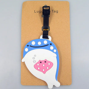 Anime Whale Octopus Dolphin Luggage Tags Bag Travel Accessories