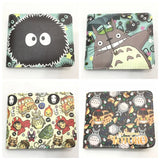 Spirited Away Makkuro Kurosuke Wallet Short PU Purse Cosplay Gift