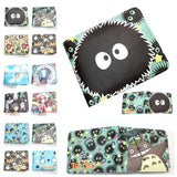 Spirited Away Makkuro Kurosuke Wallet Short PU Purse Cosplay Gift