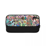 Moriah Elizabeth Pen Box Student School Anime Zipper Pen Bag