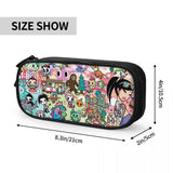 Moriah Elizabeth Pen Box Student School Anime Zipper Pen Bag