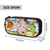 Moriah Elizabeth Pen Box Student School Anime Zipper Pen Bag