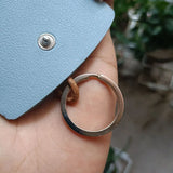 Avocado Unisex Key Wallet PU Leather Keychain Pouch