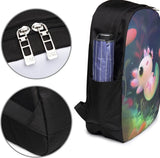 Axolotls Fish Travel Laptop Backpack with USB Charging