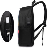 Axolotls Fish Travel Laptop Backpack with USB Charging