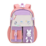 Girls' Cartoon School Bag Anti-theft Nylon Rucksack