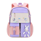 Girls' Cartoon School Bag Anti-theft Nylon Rucksack