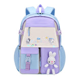 Girls' Cartoon School Bag Anti-theft Nylon Rucksack