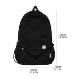 Canvas School Bag for Teenagers Youth Rucksack Student Casual Daypack