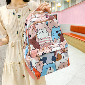 Animal Print School Bags for Girls Ladies Shoulder Bag