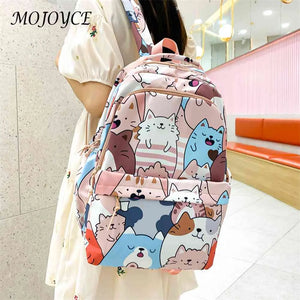 Animal Print Backpack for Girls College Student Travel Daypacks Women