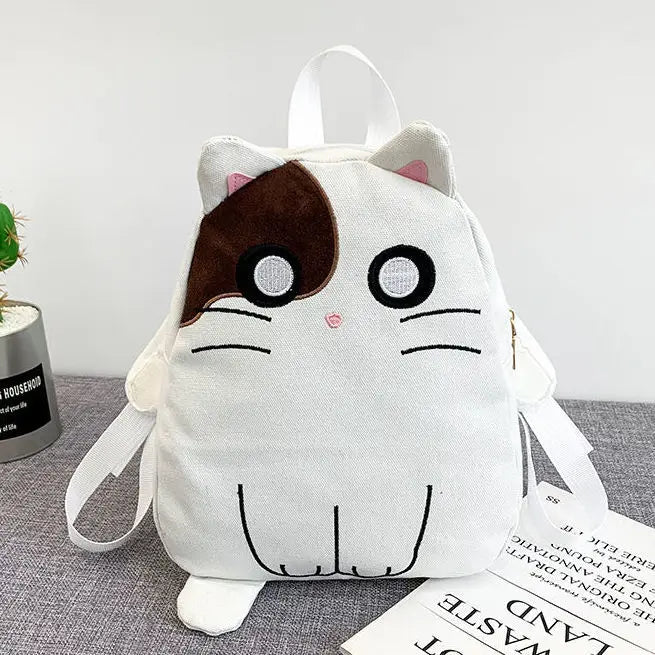 Japanese Girls Cat Student Schoolbag Versatile Backpack