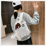 Japanese Girls Cat Student Schoolbag Versatile Backpack