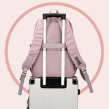 Nylon School Bag for Women Teenagers Rucksack