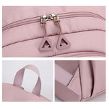 Nylon School Bag for Women Teenagers Rucksack