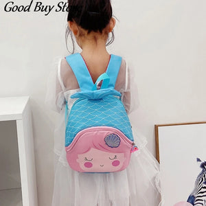 Cartoon Fish School Bags Backpack Purse for Kids